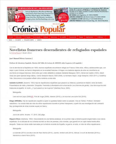 Article cronica popular